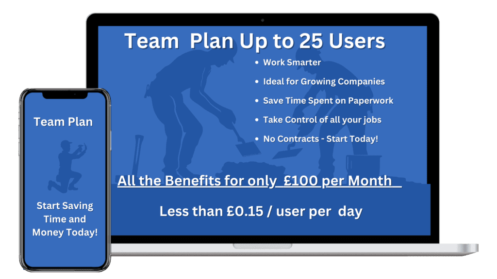 Team Plan Pricing Job Management Software